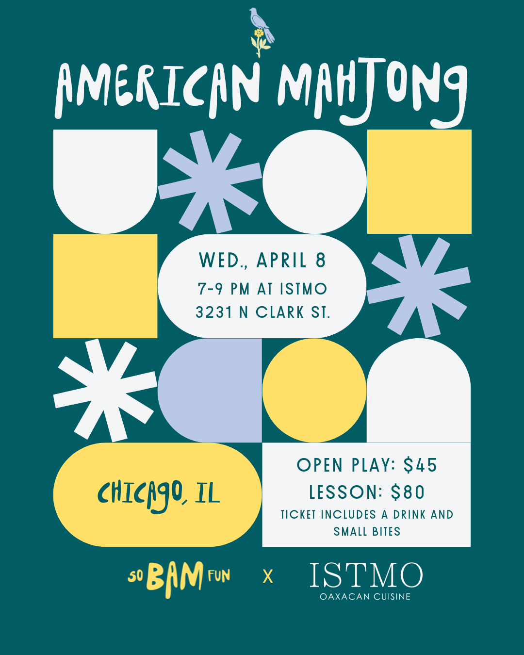 [CHI 4/8] So Bam Fun x Istmo: Beginner Lesson and Open Play