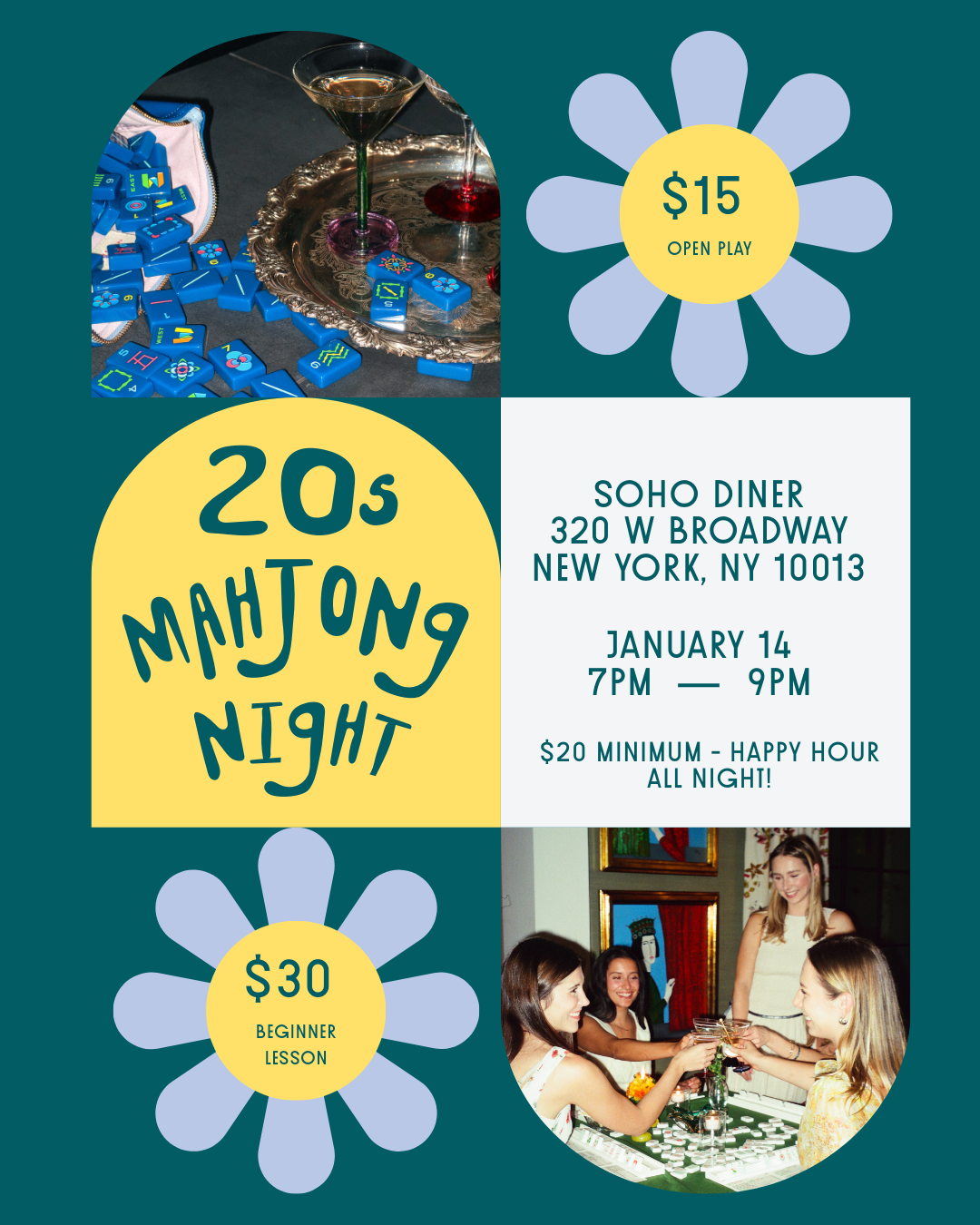 [NYC] 20s Night @ Soho Diner