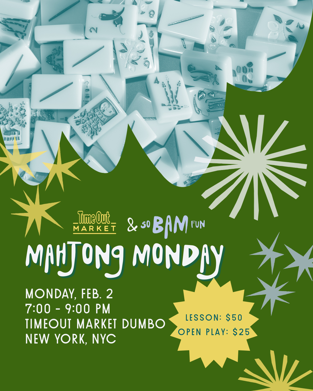 [NYC 2/2] So Bam Fun x TimeOut Market Dumbo: Beginner Lesson and Open Play