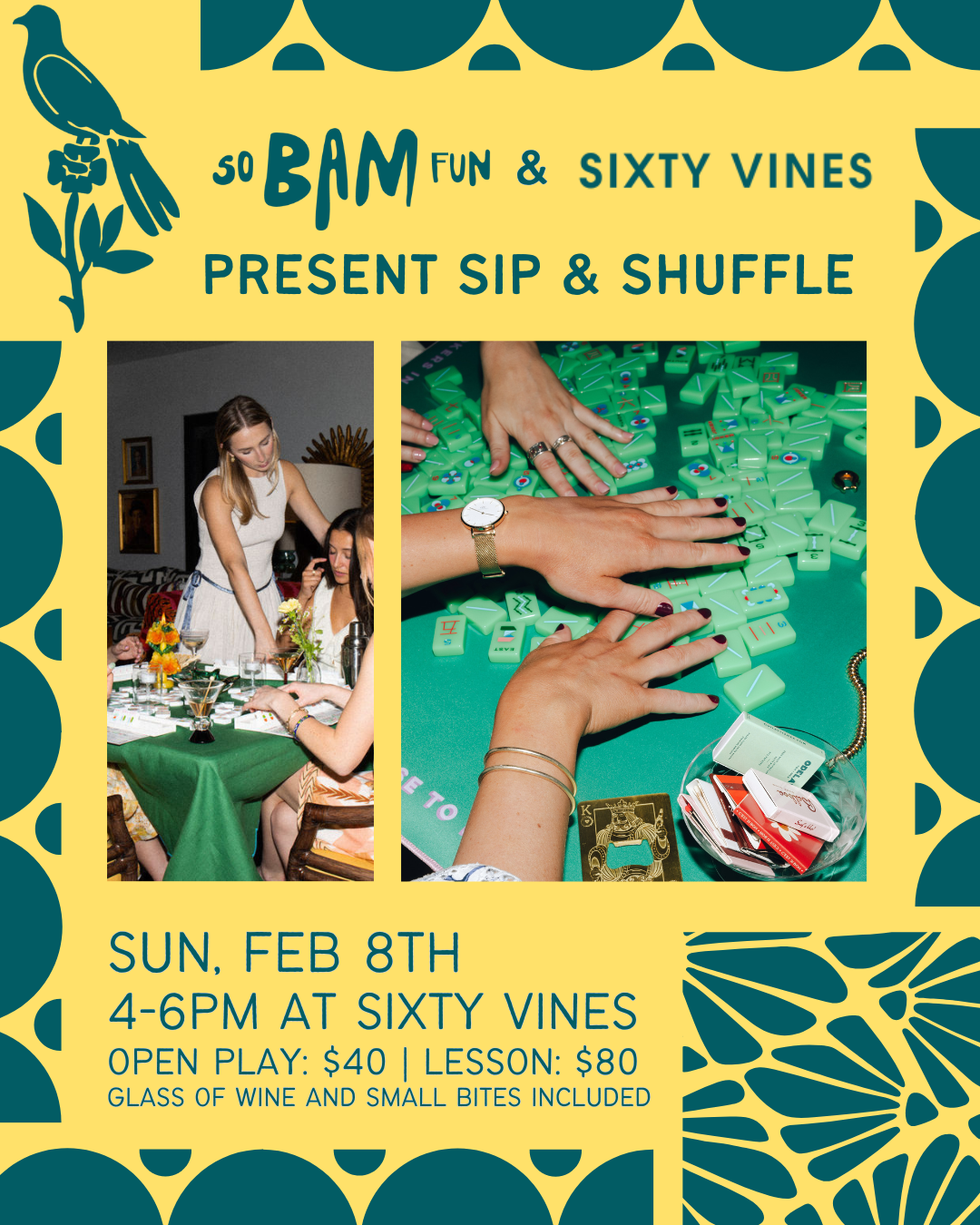 [DTX 2/8] So Bam Fun x Sixty Vines: Beginner Lesson and Open Play